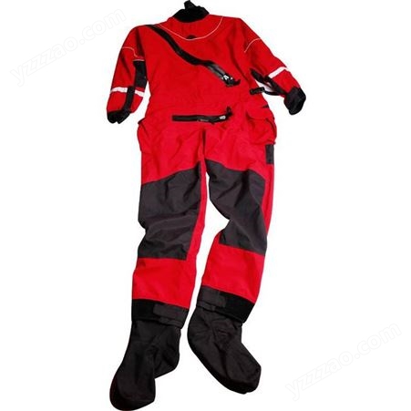 水域抢险救援红色连体服水面干式保暖水域搜救保暖服