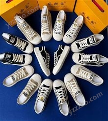 厚底帆布鞋女学生增高2023新款休闲复古港风板鞋韩版百搭饼干鞋子