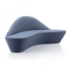 耐污易清洁 北欧商务 办公室沙发椅 双人位 软垫光滑舒适 铭爵轩