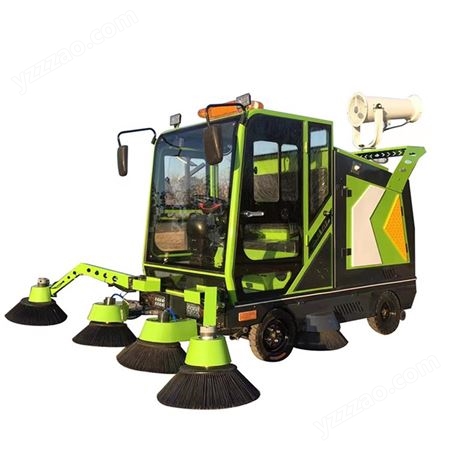 高锋 厂区清洁扫地车 纯电动三轮湿式扫地机 电动环卫保洁车