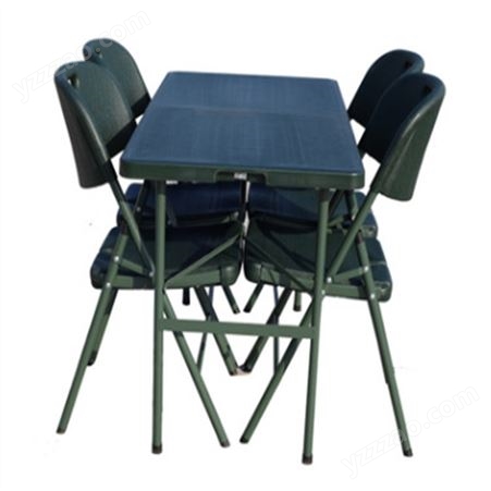 训练多功能便携指挥桌 吹塑折叠户外桌椅 多功能指挥作业桌椅