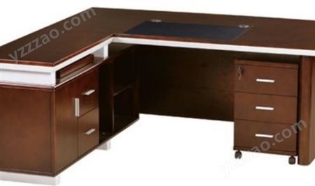老板桌 总裁桌办公室桌椅组合简约现代单人油漆大班公桌