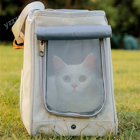 猫包手提外出便携宠物大容量猫袋夏天透气笼子帆布狗背包猫咪用品