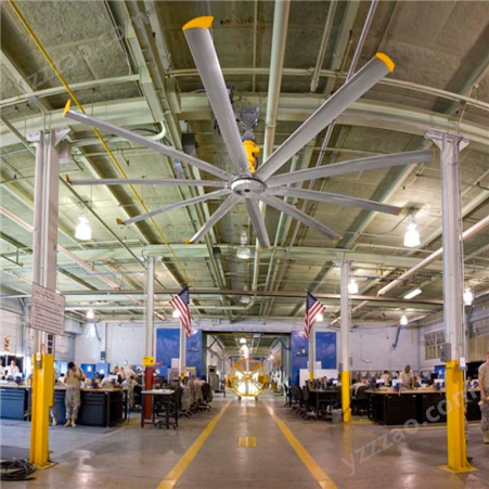 世腾大型永磁工业吊扇 车间厂房低噪降温大风扇