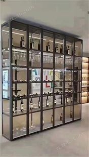 柏图斯酒窖 恒温恒湿不锈钢酒柜 定制现代红酒展示柜 定做烟酒柜