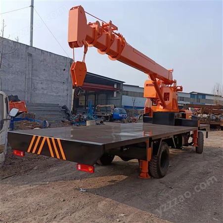 益宇重工YY-PBD-8T 拖拉机平板吊车 牵引运输吊机 吊树木吊重货