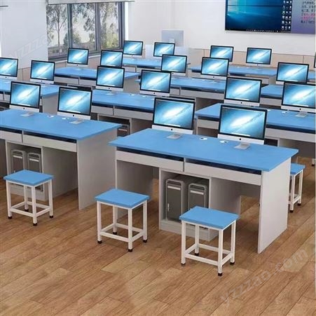 学习桌 钢木电脑翻转桌 双人学生培训用桌 可定制规格