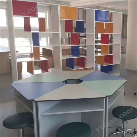 创客教室拼接桌子 学生六角桌 可定制尺寸规格 志博众科