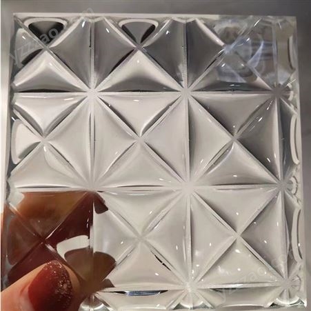 生产热熔玻璃 立体感强 装饰装潢用玻璃 尺寸图案可定制
