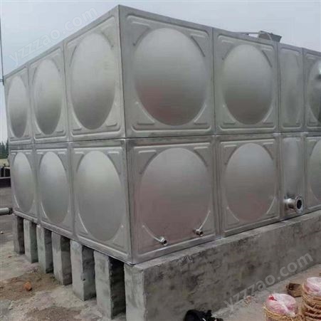 四川304不锈钢保温方形水箱厂 组合式焊接水箱生产 健华