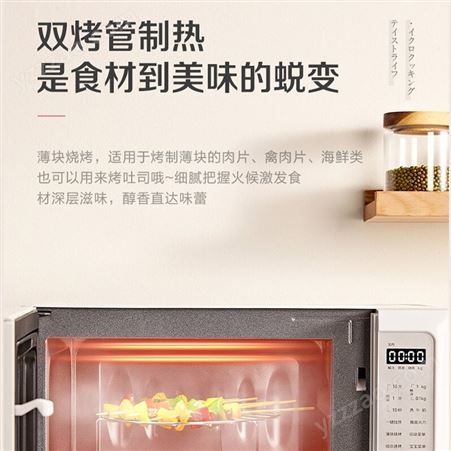 松下（Panasonic）微波炉烤箱一体机微波炉家用20L转盘加热电子智
