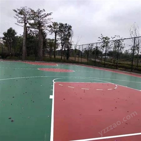 室外篮球场硅Pu_广西厂家
