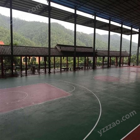 崇左市宁明县篮球场塑胶地坪工程报价学校篮球场验收标准