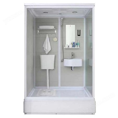 干湿分离洗手间 集成淋浴房 干湿两用卫生间 德阳方舱卫浴
