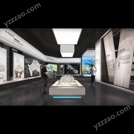 3dmax效果图制作 VR虚拟云展厅 智慧科技企业文化墙 消防体验馆