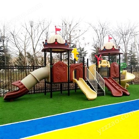 幼儿园塑料多功能滑梯公园小区89管组合爬梯