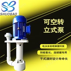 硕宝净化洗涤液下泵 喷淋立式液下水泵 废气塔立式泵STH-50SK-15