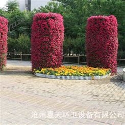 销售 建造花柱景观 绿植雕塑花柱 铁艺花柱 可定制