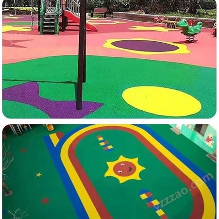 幼儿园室外跑道环保EPDM彩色塑胶跑道