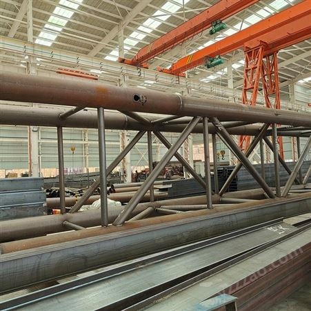楚雄钢结构加工厂 Q355B材质焊接型箱梁柱大型厂房 售楼部 仓库
