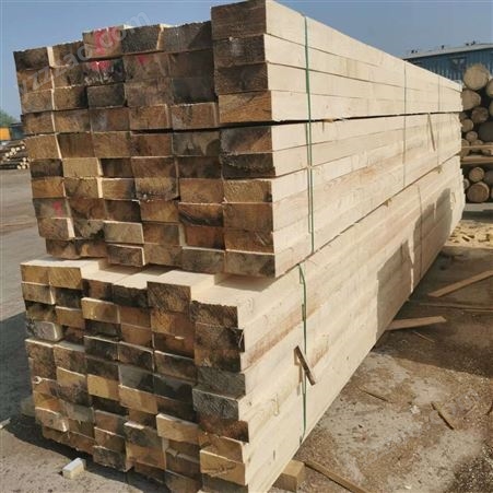 良美建材 结构均匀 工地建筑方木白松 木方木材加工厂