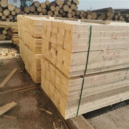 建筑木方 樟子松防腐木材加工厂 良美建材 支持定制