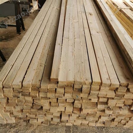 樟子松建筑木方 良美建材 防腐白松方木加工厂 规格可定制