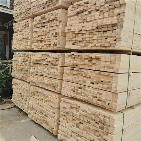 良美建材 结构均匀 工地建筑方木白松 木方木材加工厂