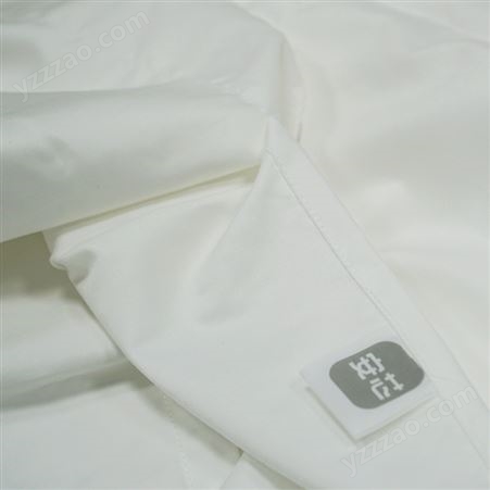 安芯 中酒店通用床单 纯白60支加大加厚 全棉贡段布草床品