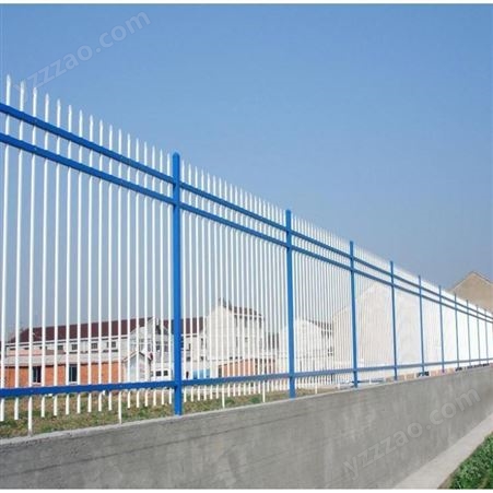 小区锌钢围墙护栏围栏铁艺防护栏别墅厂区学校隔离栏杆