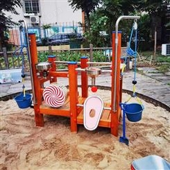 启鸿幼儿园木制玩水玩沙工具 儿童沙水区材料沙池拓展设备