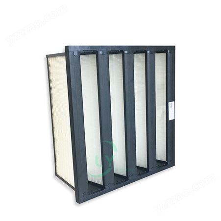 塑框W型耐高温有隔板高效空气过滤器 无隔板过滤网顶开送风口