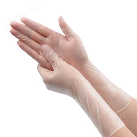 邦尼美容美发工业生产用一次性PVC加长防水作业手套