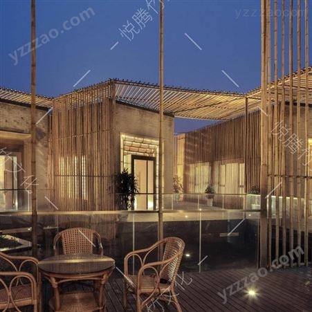 竹装修-室内原竹结构 竹建筑厂家专业设计定做各类装饰 装修 酒店农家乐
