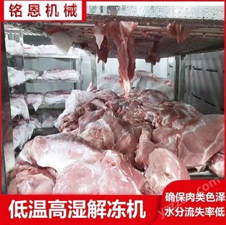低温高湿解冻机猪牛羊肉冻肉转鲜设备 环保解冻流水率低 铭恩机械